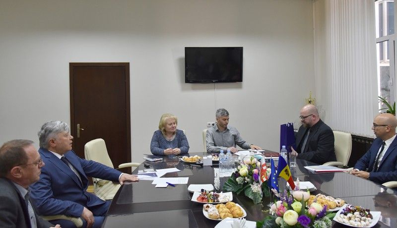 Delegație din Germania în vizită la USMF „Nicolae Testemițanu”