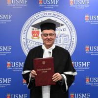 Doctor Honoris Causa al USMF „Nicolae Testemițanu” profesorul emerit Dan Lucian Dumitrașcu